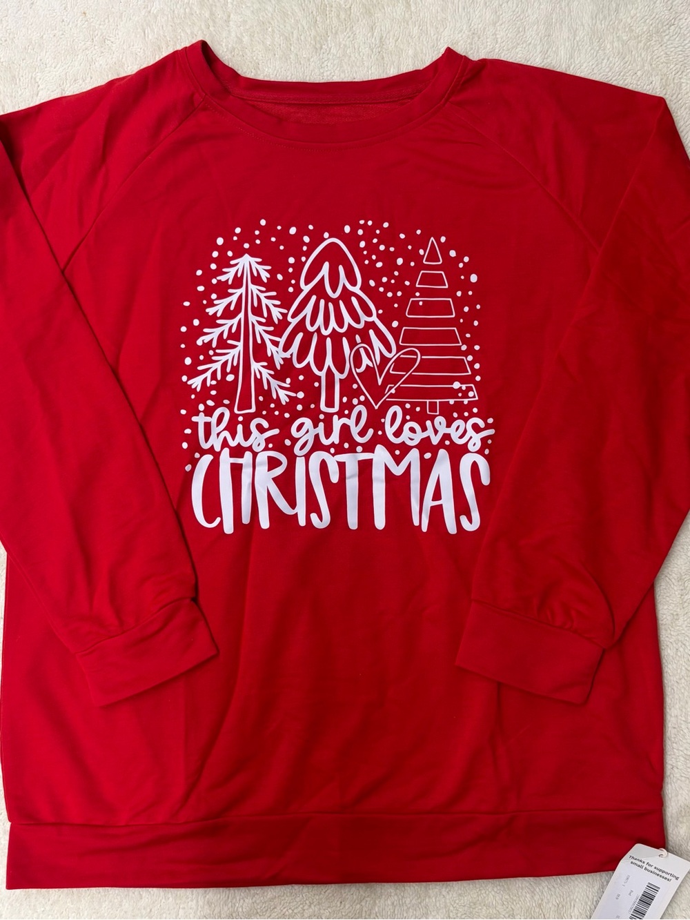 Christmas Graphic Long Sleeve Top